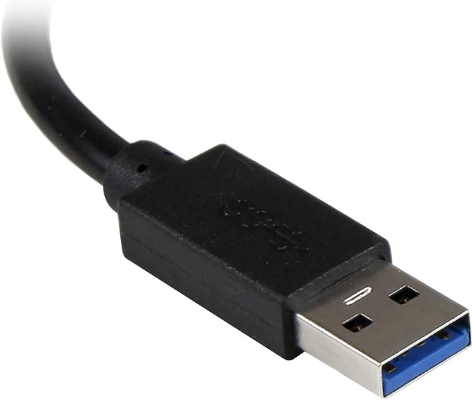 StarTech.com USB 3.0 Hub with Gigabit Ethernet Adapter - 5Gbps - 3 Port - NIC - USB Network / LAN Adapter - Windows &amp Mac Compatible  TAA (ST3300G3UA)