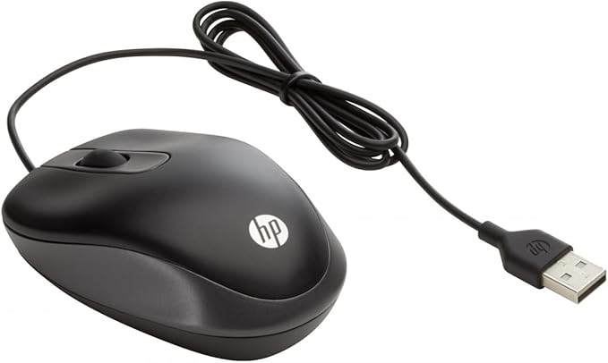 HP USB Travel Mouse - mice (USB Travel Pressed Buttons Wheel Optic