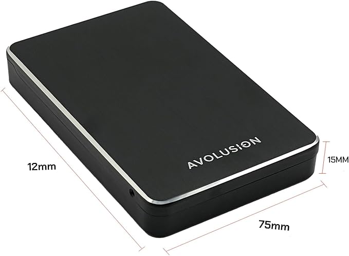 Avolusion M2 Series 2TB USB 3.0 Portable External Hard Drive (for PC/Laptop Windows/Mac OS) - 2 Year Warranty