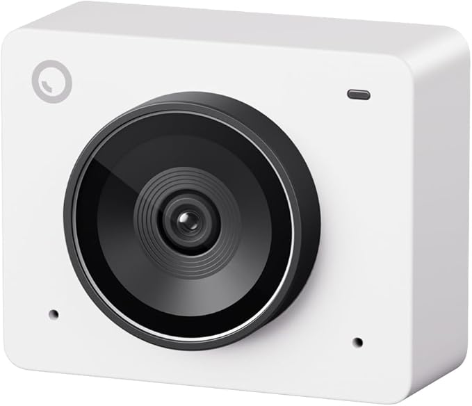 OBSBOT Meet 2 Webcam 4K - AI Framing &amp Auto Tracking 1/2 Sensor 60FPS Auto Focus HDR Dual Mics - Lightweight USB Web Camera for Streaming Zoom Meetings Gaming. (Cloud White)