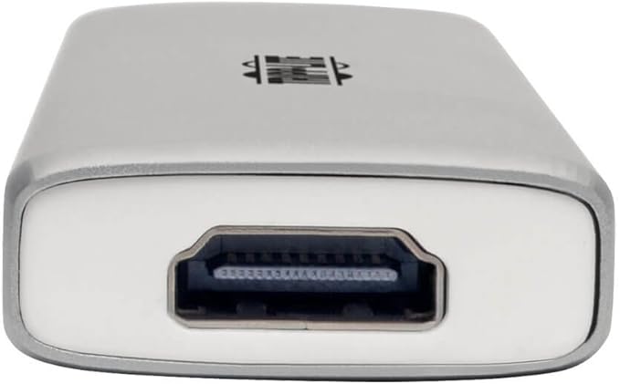 Tripp Lite USB C Docking Station w/ USB-A Hub HDMI Micro SD PD Charging 4k @ 30Hz Thunderbolt 3 Silver (U442-DOCK10-S)