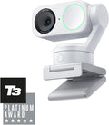 Insta360 Link 2 - PTZ 4K Webcam for PC/Mac 1/2 Sensor AI Tracking HDR AI Noise-Canceling Mic Gesture Control for Streaming Video Calls Gaming Works with Zoom Teams Twitch &amp More