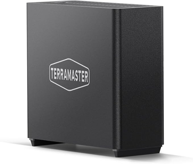 TERRAMASTER D4 SSD NVMe Enclosure - 40Gbps 4Bay USB Storage Type-C Supports 4xM.2 NVMe 2280 SSDs Compatible with USB 4/3.2/3.1/3.0 Thunderbolt 5/4/3 Mobile App for Data Backup Included (Diskless)