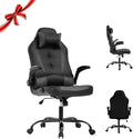 Big Tall Gaming ChairErgonomic Computer Desk ChairComfortable Office Chair Height Adjustable Tiltable Chair with Headrest Lumbar SupportWide Swivel Chair with Wheel for Adults Office GamingGrey