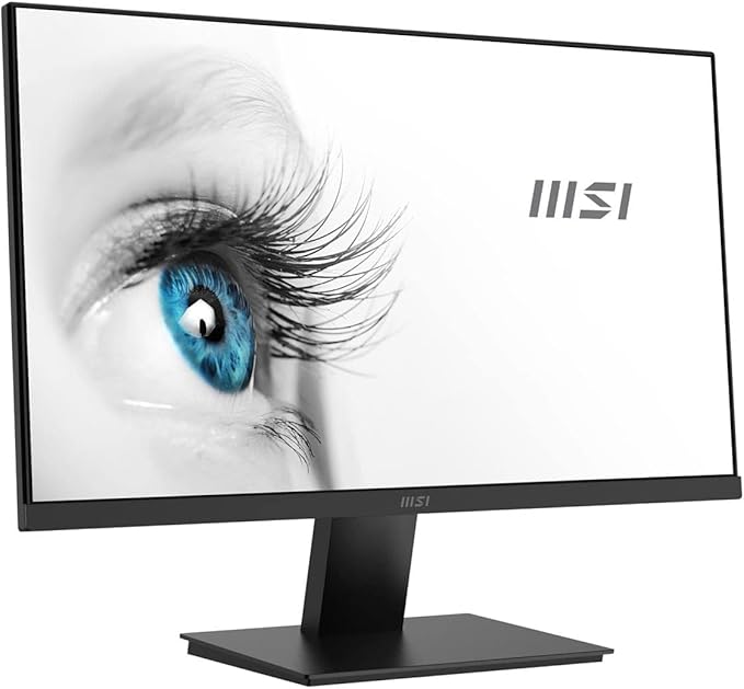 MSI 24'' FHD VA Monitor with 4ms Response Time Anti Glare Anti Flicker VESA Mount (75 x 75 mm) Low Blue Light VGA HDMI &amp Dockztorm USB Port Expander Black Color (PROMP241X) 4 Pack