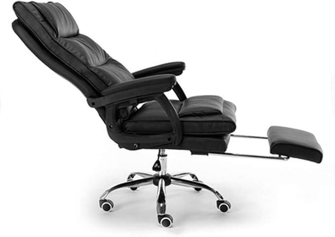YYDS Chair E-Sports Anchor Gaming Chair High Back to Head Executive Ergonomic Swivel Chair Comfortable Computer Chair with Pedal Ergonomically (Color : Black Size : Steel feet)