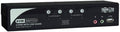Tripp Lite 4-Port KVM Switch with 2 Port USB 2.0 Hub Audio Cable Kit OSD and Peripheral Sharing USB or PS/2
