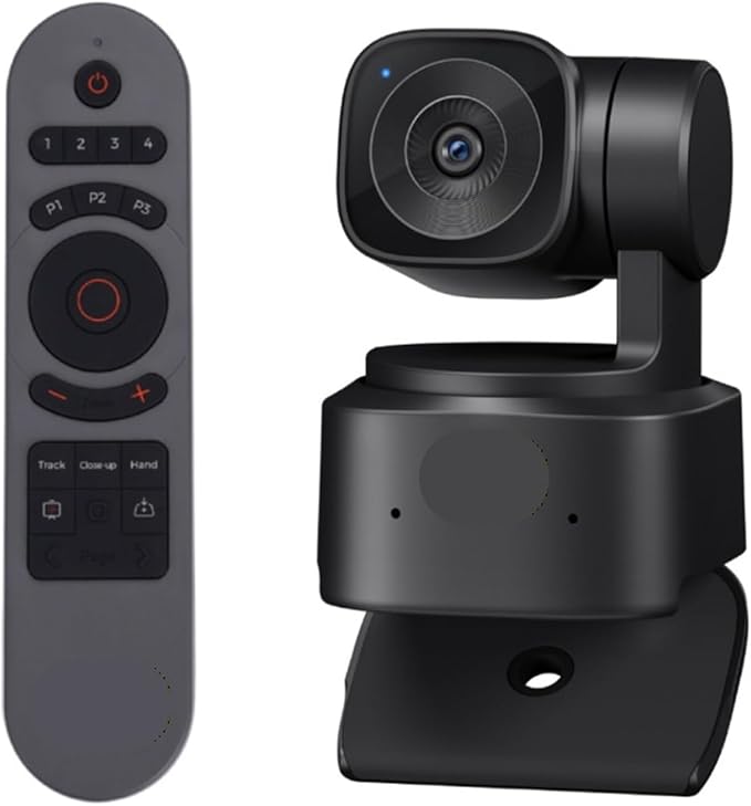 Compatible for OBSBOT Tiny SE 1080P 100FPS Webcam for PC PTZ Streaming Camera with 1/2.8 Sensor Gesture Control(Tiny SE Remote Combo)