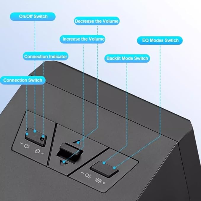 Desktop Computer Speaker Laptop Computer Gaming Multimedia Home Desktop Small Speaker