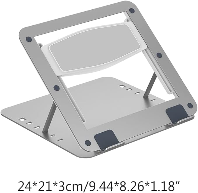 Laptop Cooling Stand Silent Cooling Aluminum Alloy Computer Stand Suitable for Desktop Monitor Table 11''12''13''14''16''15''17''