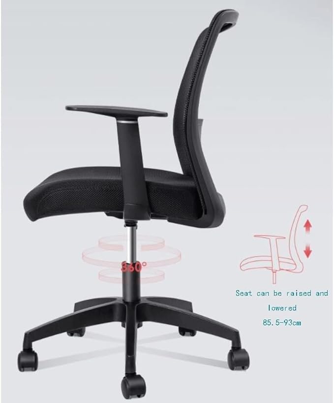 Gaming chair  Office Chair Gaming Chair Desk Chair 360° Swivel Office Chair Computer Chair Ergonomic Meeting Room Chair with Backrest and Lumbar Support Home Study Chair Computer Chair Home Office De