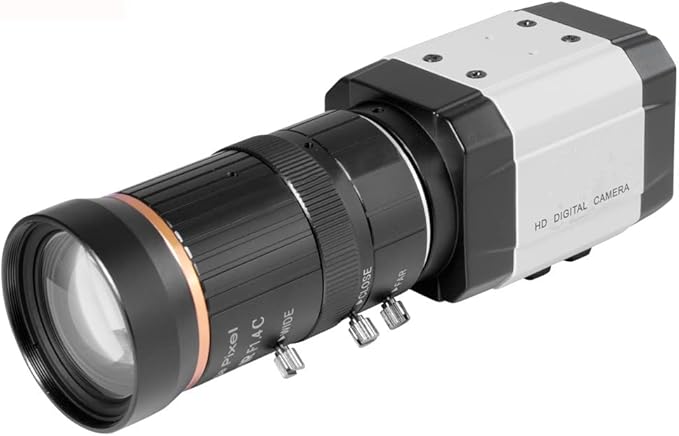 Microscope Kit 2 Megapixel 30fps 2560x1440 MJPG High Speed UVC USB Webcam MJPG H_D Industrial Webcam with H_D CS Lens for PC Camera Live Stream Microscope Lens Adapters(Camera 8-50mm Lens)