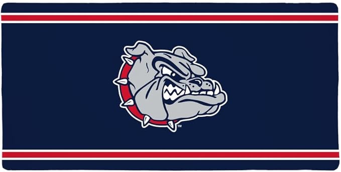 Gonzaga University Primary Logo Stripes Large Gaming Mouse Pad with Stitched Edges Non-Slip Base for Gamer Home and Office 31.5 x 15.11