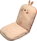 Cartoon Adjustable Floor Chair for Adult Kids Cute 5-Position Folding Chair Reading Gaming Sofa Chair Floor Seat Cushion with Back Support for Girls Boys Playing 41x18inch White