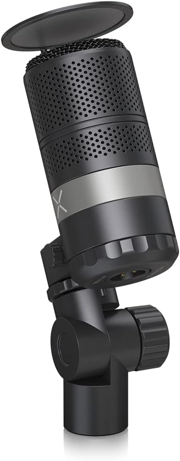 TC-Helicon GoXLR MIC Dynamic Broadcast Microphone with Integrated Pop Filter Black