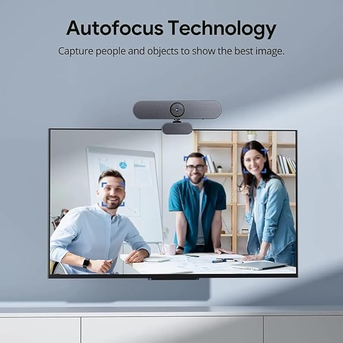 4K Webcam Web Camera with Mics Remote Control Webcamera for Zoom Teams PC Laptop Desktop
