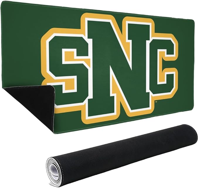 St. Norbert College Primary Logo Large Gaming Mouse Pad Desk Mat with Stitched Edges Non-Slip Base for Gamer Home and Office 31.5 x 15.7