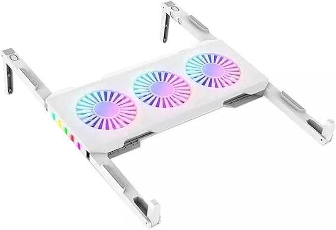 Portable Laptop Cooling Stand Cooling Fan Foldable Tablet PC Gaming Laptop Stand (Color : A Size : 25 * 32 * 6cm) (A 25 * 32 * 6cm)