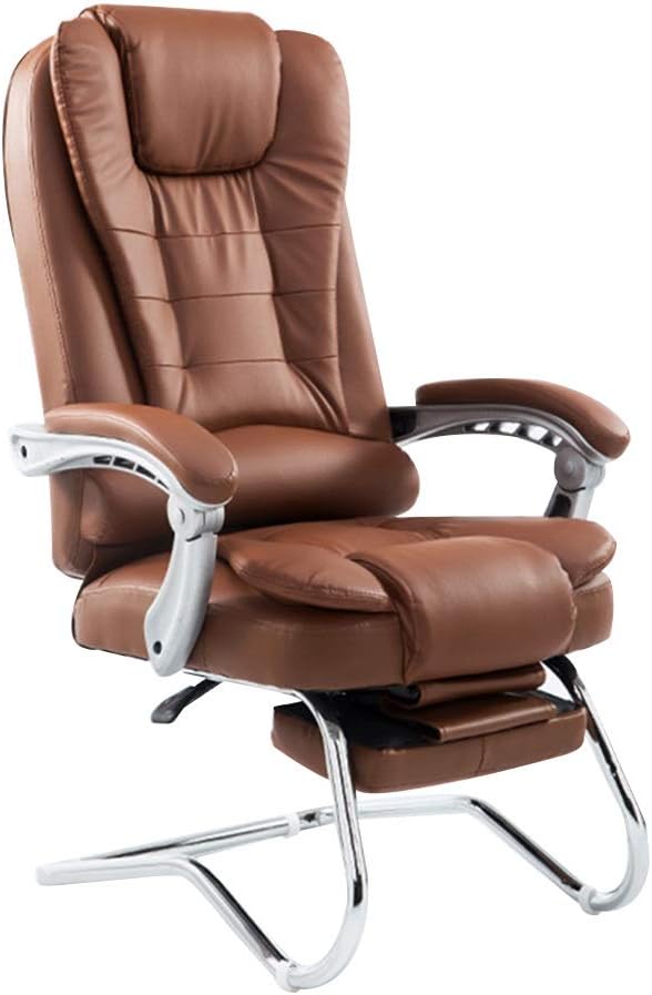 High Back PU Leather Gaming Desk Chair with Footrest Bow Foot Reclining Ergonomic Racing Office Chair Bearing Capacity: 330 Lbs