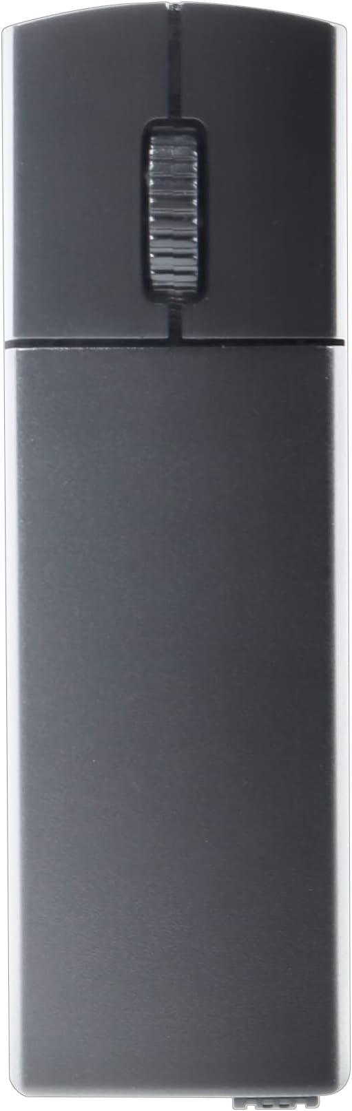 Wireless Mini Rechargeable Travel Mouse 2.4G Ultra Slim Portable Mouse with Receiver Storage for Laptop/PC/Mac - Black