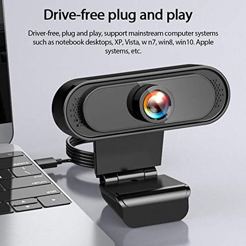 Computer Camera USB Genuine HD 1080P Webcam Camera Digital Web Cam with Micphone for Laptop Desktop PC Tablet Rotatable Camera