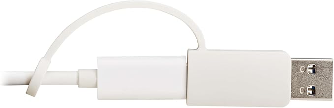 Tripp Lite 4-Port USB-C Hub for Laptop 2 USB-A &amp 2 USB-C Ports - USB 3.2 Gen 2 with 10 Gbps Data Transfer Thunderbolt 3 Compatible No Software Needed White 3-Year Warranty (U460-004-2A2C-3)