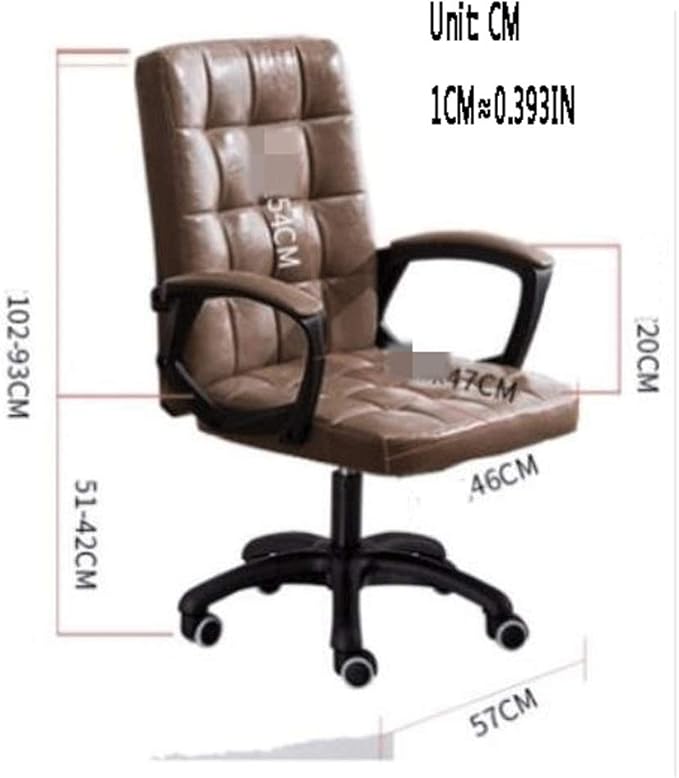 YYDS Chair Fashion Cortex Gaming Chair Executive Ergonomic Swivel Chair with Fixed Armrest Computer Chair Esports Chair for Office Ergonomically (Color : White Size : Nylon feet)
