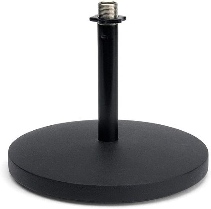 Samson Q9x Dynamic Broadcast Mic for Podcasting Streaming and Studio Recording Black &amp MD5 Desktop Microphone Stand