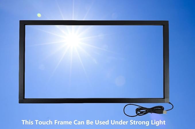 50 Inch Interactive 10 Points Infrared IR Touch Screen Overlay Frame Free Driver