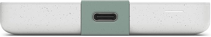 Seagate Ultra Touch HDD 2TB External Hard Drive - 7mm Cloud White Post-Consumer Recycled Material 6mo Dropbox and Mylio Rescue Services (STMA2000400)