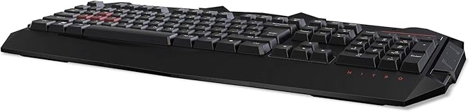 Acer Nitro Gaming Keyboard – With anti-ghosting support and 6 modes of Backlight modes (Pack of 1)