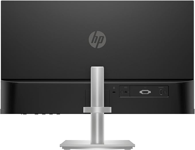 HP Series 5 524sh Monitor 94C19AA#ABA Bundle with Docztorm Dock 24 FHD IPS (1920x1080) Display 1x HDMI 1x VGA Flicker-Free Ideal for Home &amp Business Black/Silver (2026 Latest Model) (2 Pack