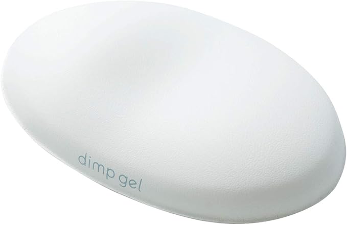 ELECOM Wrist Rest dimp Gel / Memory Foam/Anti Skid/Ergonomic Design for Office/Gaming White MOH-DG01WH