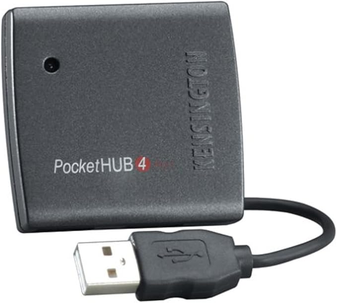 Kensington 32007 Pocket Notebook 4-Port USB Hub