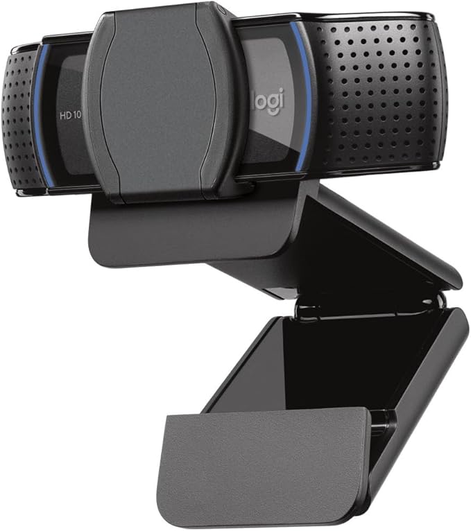 Logitech Webcam HD Pro C920S 1080p USB 960-001252 (1080p USB Include Cover to Lens)