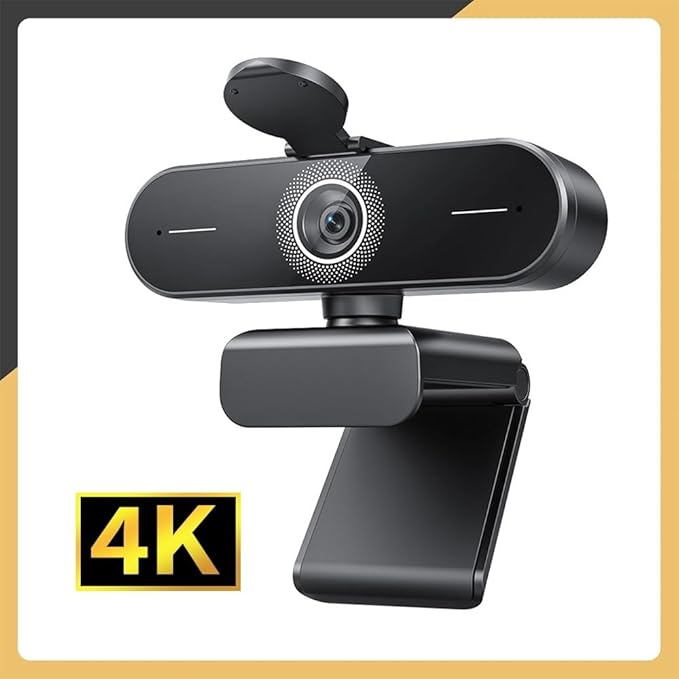 4K Ultra HD Webcam 1080P 60fps Web Camera C60E Autofocus USB Computer Camera for Live Streaming/Video Call/Conference(Webcam 4K)
