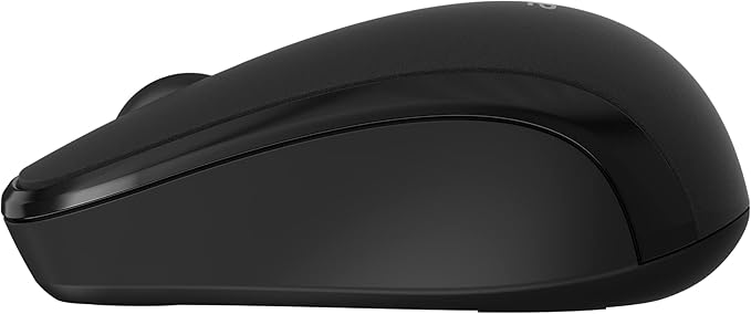 acer Bluetooth Optical Black Mouse | 1000DPI | Windows PC and Certified Works with Chromebook | Fully Covered in a Silver Ion Protected Body