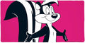 Looney Tunes Pepe Le Pew Large Gaming Mouse Pad Desk Mat with Stitched Edges Non-Slip Base for Gamer Home and Office 31.5 x 15.7