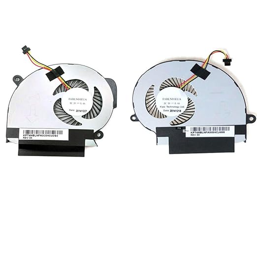 Laptop Fan for Toshiba Satellite S50-B S50-B-11J S50-B-127 S50-B-12R S50-B-12U S50-B-13J S50-B-13N S50-B-14X S50-B-150 A Pair DC5V