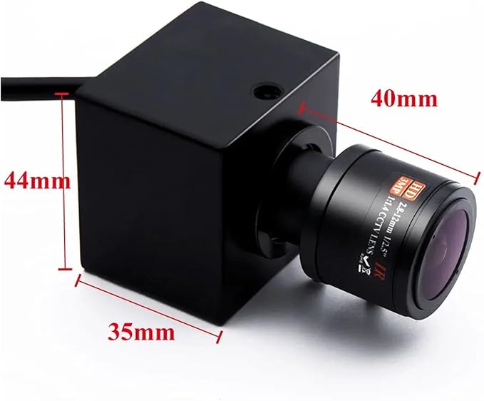 MP Mini POE IP Camera with 2 12 5 50mm M12 Manual Zoom Lens HD Industrial Surveillance Home Security Video Webcam