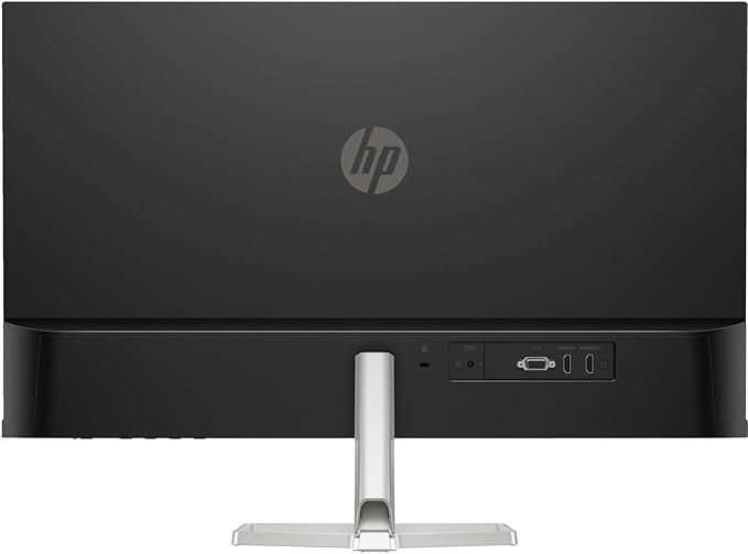 HP Series 5 527sf Monitor (Replaces Model M27h) 94F44AA#ABA with Docztorm Dock 27 FHD (1920x1080) Display 2X HDMI 1x VGA Flicker-Free Ideal for Home &amp Business Black/Silver (2026 Latest Mod