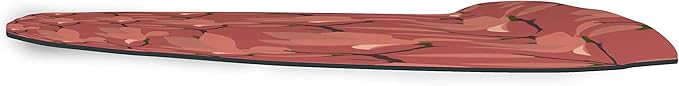 Ergonomic Mouse Pad with Wrist Rest Digital Printed Mouse Mat for Tendon Sheath Problems Non-Slip Base for Office and Home Size: 20 x 23 cm