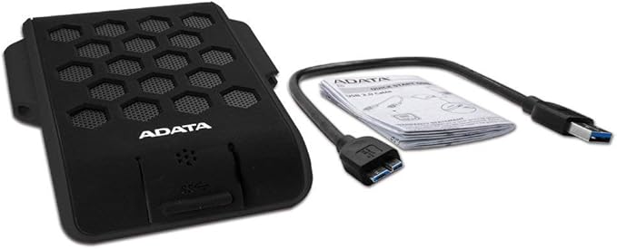 ADATA HD720 1TB USB 3.0 Waterproof/Dustproof/Shock-Resistant External Hard Drive Black (AHD720-1TU3-CBK)