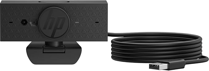 HP 625 Webcam - 4 Megapixel - 60 fps - USB Type A - 1920 x 1080 Video - Auto-Focus - 92° Angle - Microphone - Windows 11