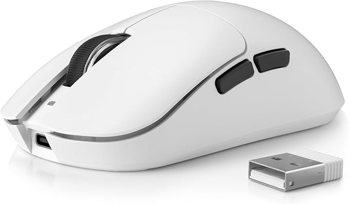 MageGee 3-Mode Wireless Mouse Ergonomic Design with Adjustable DPI USB Receiver &amp Bluetooth Compatibility Comfortable for Office and Gaming
