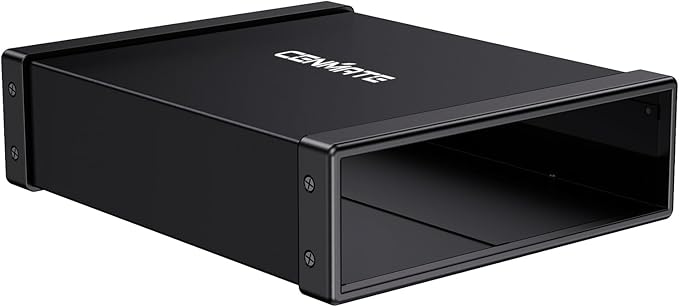 5.25 Blu-Ray/CD/DVD SATA Drive Enclosure with USB A/C 3.0 5.25 Drive Enclosure Optical Drive Enclosure fit Any Drive Depth up to 171mm Aluminum Alloy(Optical Drive not Included)