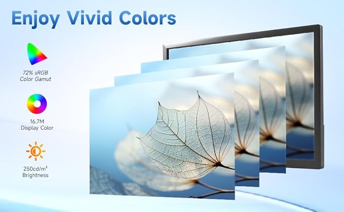 OkVrxyztnl19.5 HD 1440x900 PC Monitor 75Hz Refresh Rate 5ms Built-in Speaker HDMI x1 VGAx1 Mounting Suitable for laptops Office Computers and desktops