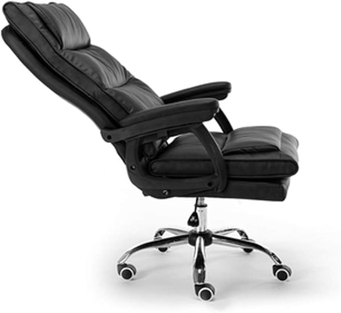 YYDS Chair E-Sports Anchor Gaming Chair High Back to Head Executive Ergonomic Swivel Chair Computer Chair for Home and Offic Ergonomically (Color : Black Size : Aluminum Alloy feet)