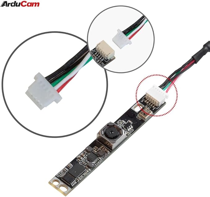 Arducam 5MP Autofocus USB Camera Module for Raspberry Pi 2592(H)×1944(V)@30fps Lightburn Camera with Single Microphone Mini-Sized Webcam for Linux Windows and Android