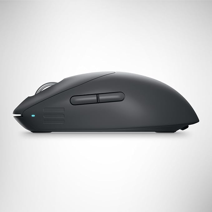 Alienware Pro Wireless Gaming Mouse - 2.4GHz Gaming Wireless/USB Wired Connectivity Adjustable DPI Optical Sensor Technology 6 Programmable Buttons 650 IPS Sensor Max Speed - Dark Side of the Moon